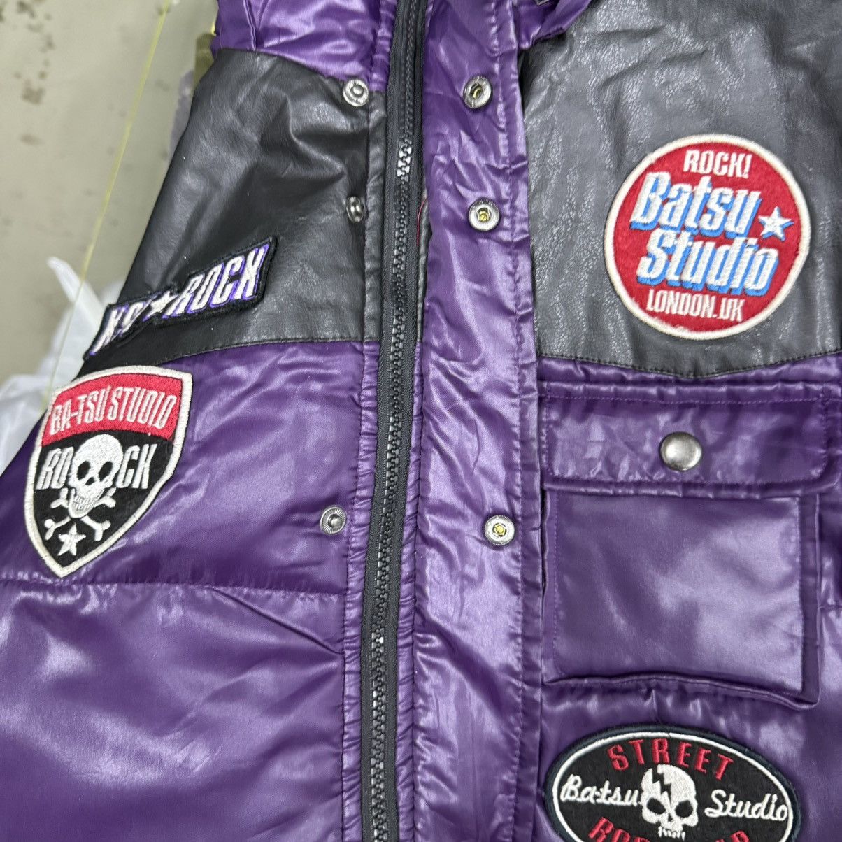 14th Addiction ⚡Offer 💥 Batsu Studio- Puffer Hoodie Punk Seditionaries Riot Size US M / EU 48-50 / 2 - 8 Thumbnail