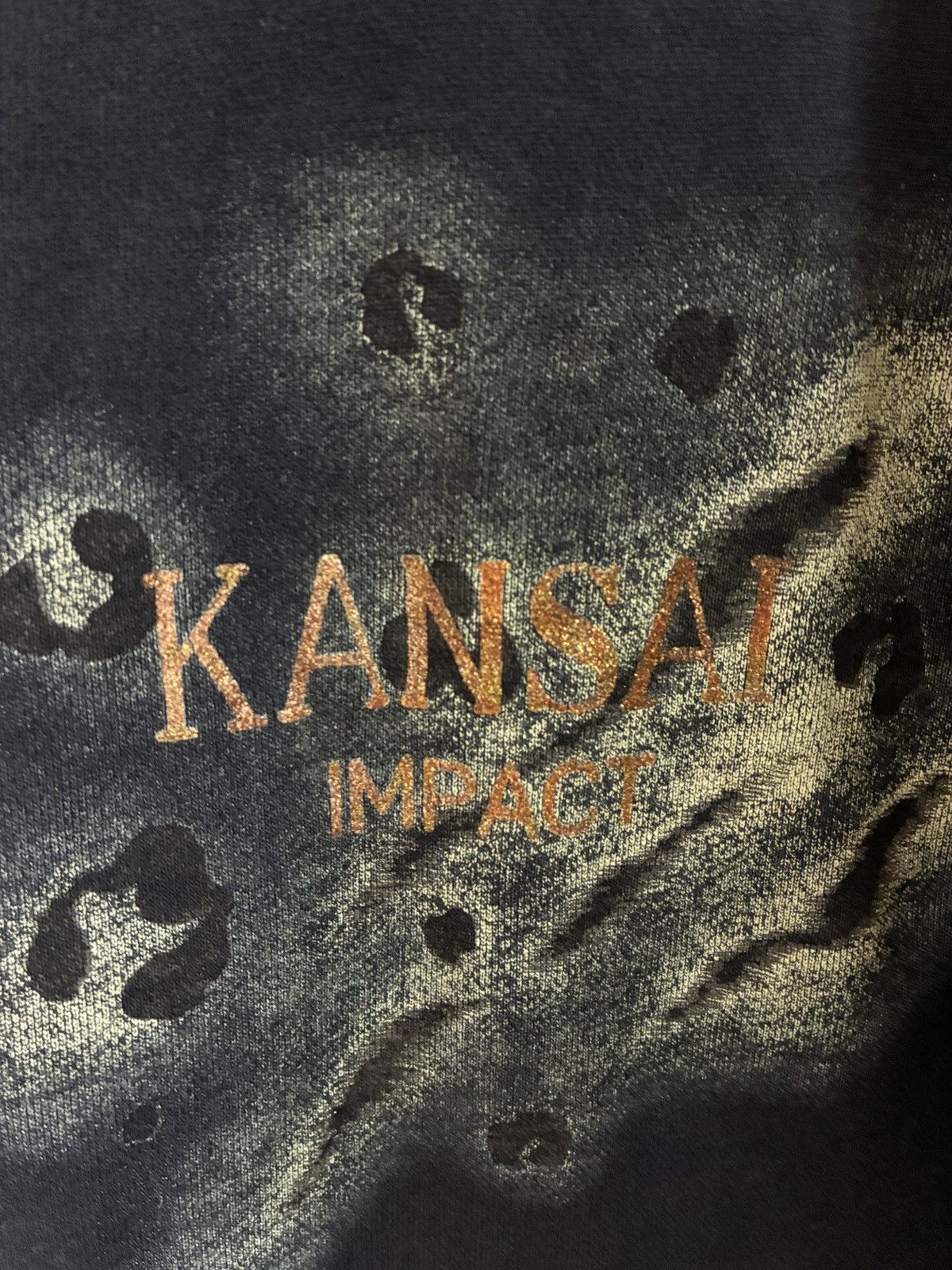 Kansai Yamamoto Vintage Kansai Impact zip up hoodie distress Size US L / EU 52-54 / 3 - 5 Thumbnail