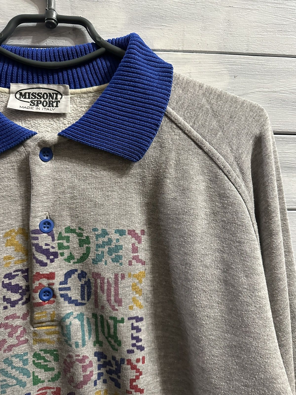 Missoni × Vintage Rare Vintage Monogram Logo MISSONI Sport Sweater Luxury S Size US S / EU 44-46 / 1 - 2 Thumbnail