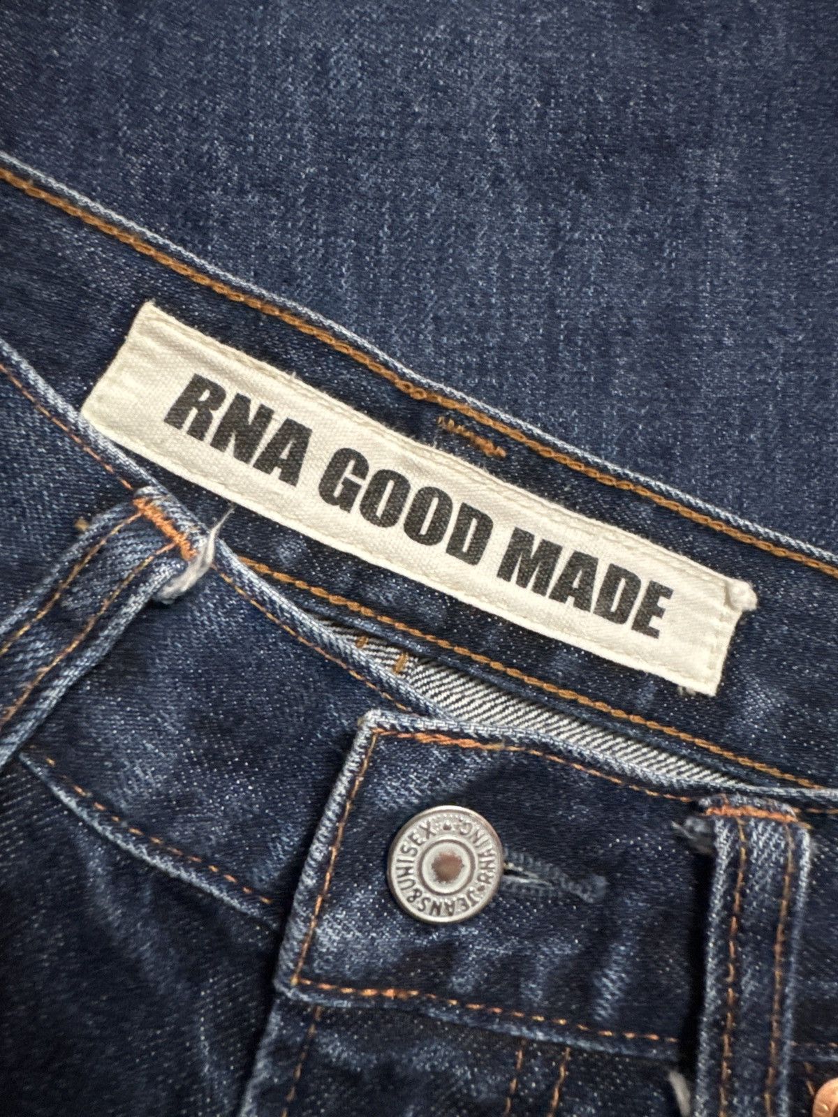 Hysteric Glamour × Le Grande Bleu (L.G.B.) × Vintage FLARE RNA GOOD MADE BELL BOTTOM BOOT CUT DENIM Size US 29 - 13 Thumbnail