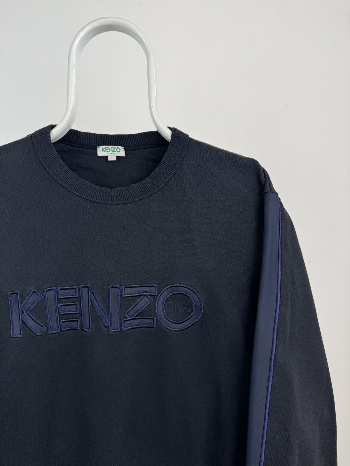 Kenzo Vintage Kenzo Embroidered Big Logo Sweatshirt Size US L / EU 52-54 / 3 - 2 Thumbnail