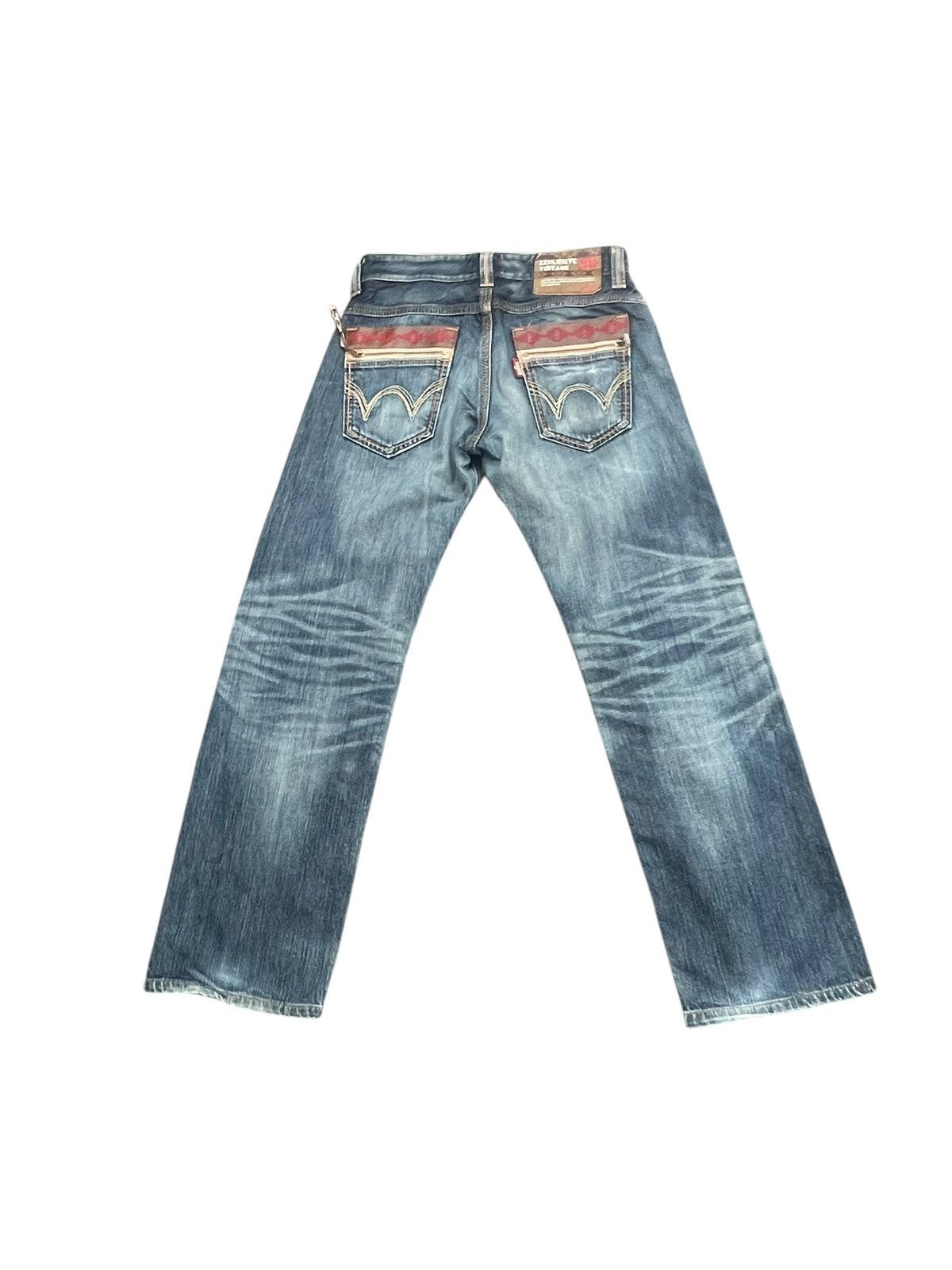 Edwin Vintage Edwin 444XVS Distresed Jeans Size US 33 - 7 Thumbnail