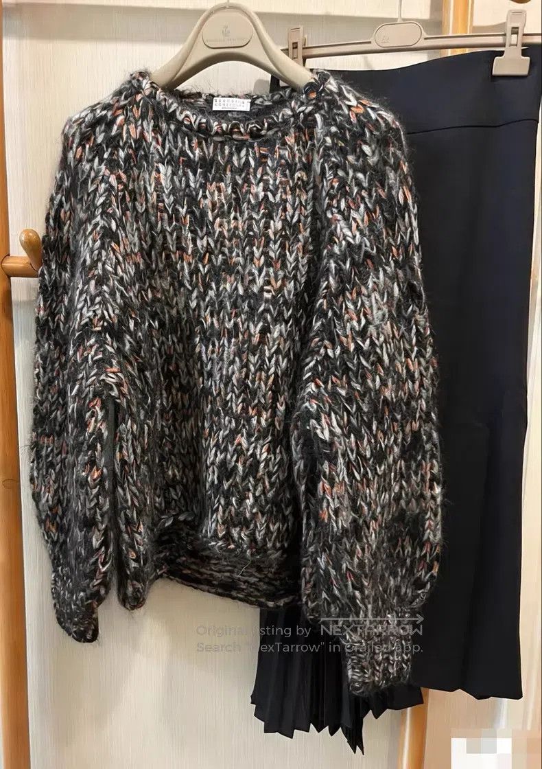 Brunello Cucinelli Brunello Cucinelli Cashmere blend knitted sweater Size XS / US 0-2 / IT 36-38 - 1 Thumbnail