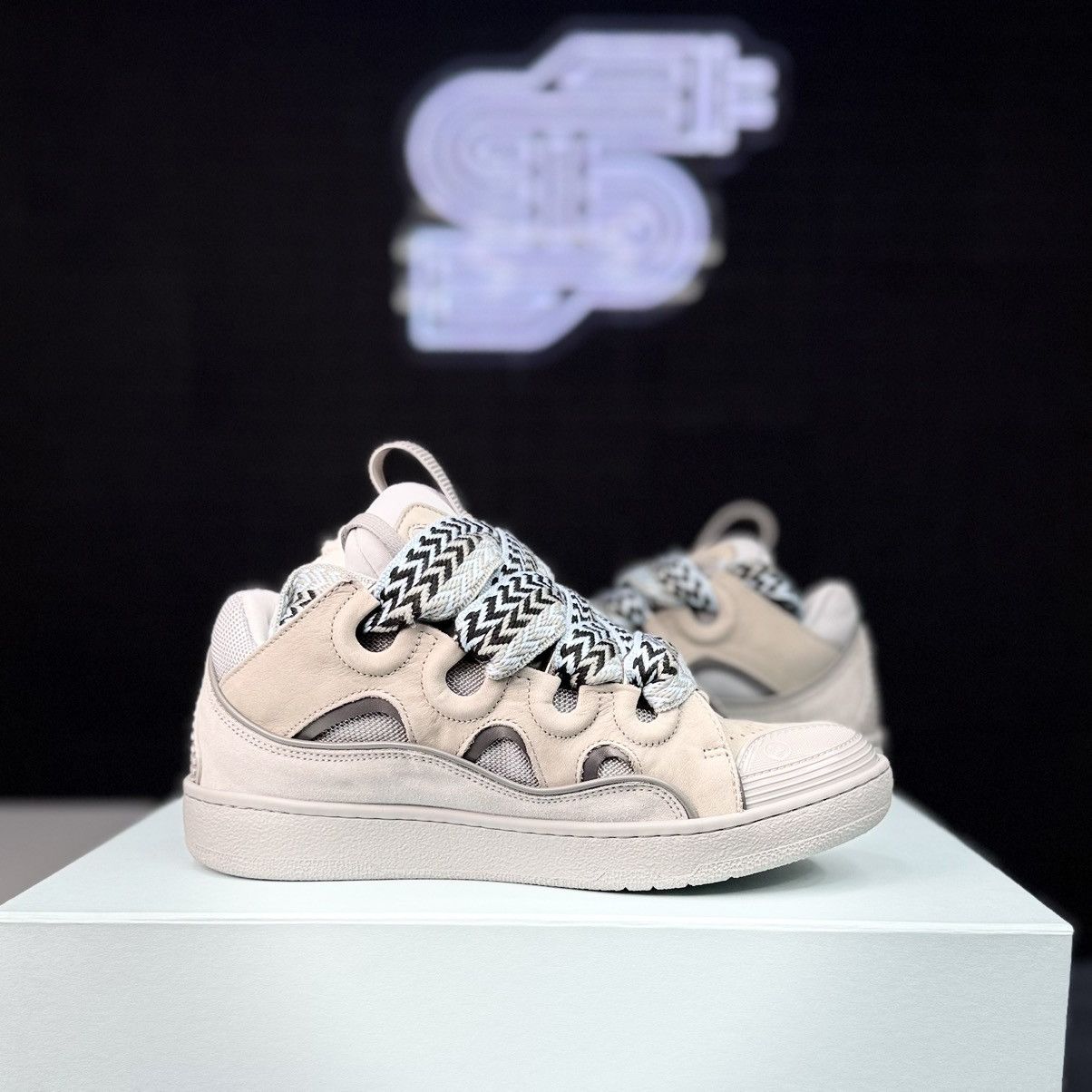 Lanvin Lanvin Curb Sneaker Gray Size US 7.5 / EU 40-41 - 4 Thumbnail