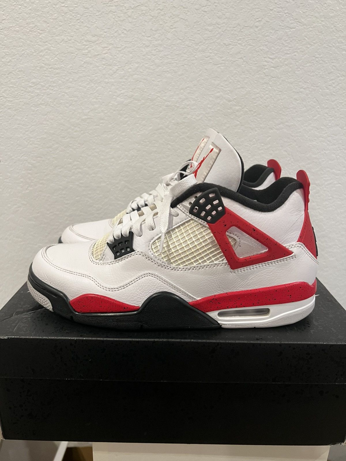 Jordan Brand Air Jordan 4 Retro Red Cement Size US 10.5 / EU 43-44 - 1 Thumbnail
