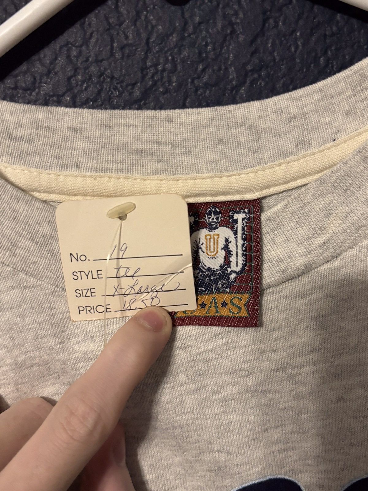 Vintage Vintage DEADSTOCK Soccer Tee Size US XL / EU 56 / 4 - 4 Thumbnail