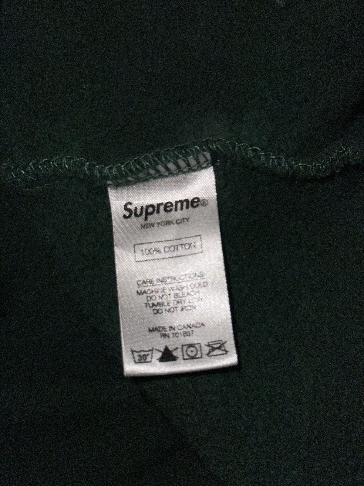 Supreme Supreme Dark Green Cat in the Hat Hooded Sweatshirt sz L Size US L / EU 52-54 / 3 - 4 Thumbnail