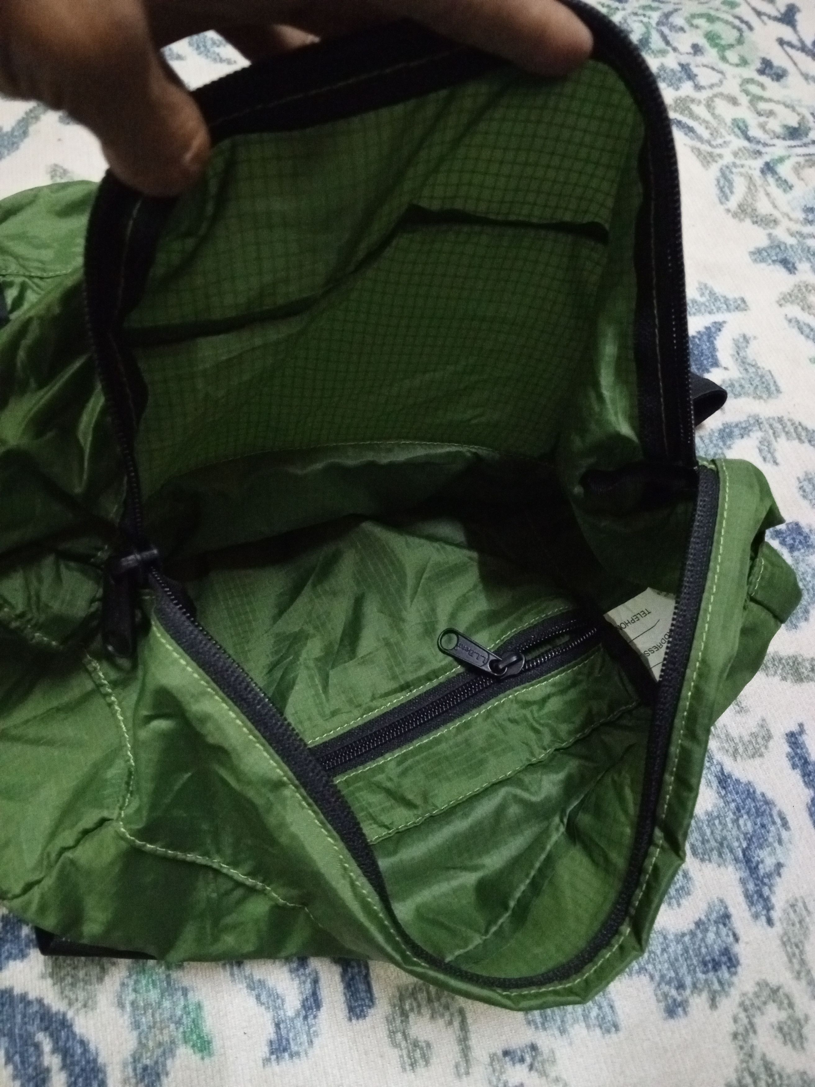 L.L. Bean L.L Bean tote bag nylon green/black Size ONE SIZE - 8 Thumbnail