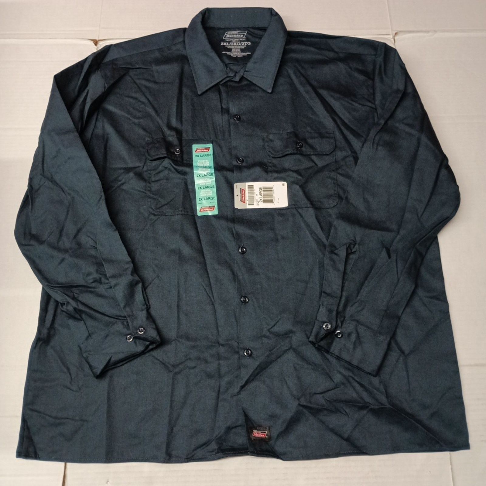 Dickies Dickies Essential Work Shirt Mens Size 2XL Blue Temp Control Size US XXL / EU 58 / 5 - 1 Thumbnail