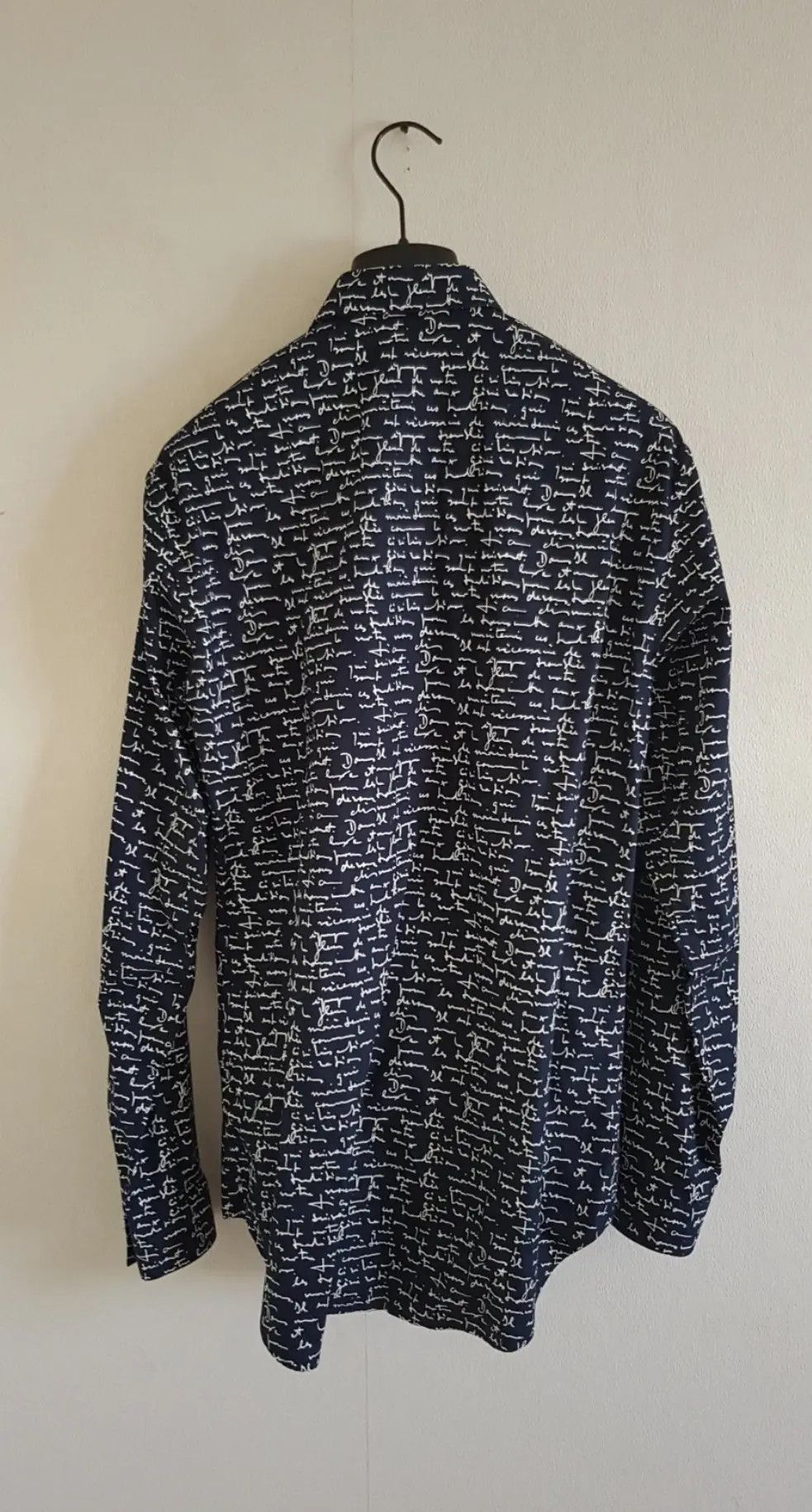 Dior Dior HOMME SS15 Script Shirt Size US M / EU 48-50 / 2 - 7 Thumbnail