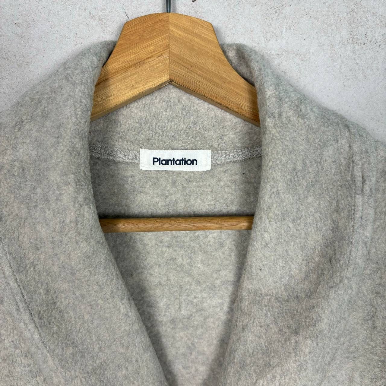 Issey Miyake Issey Miyake Plantation Fleece Jacket Shawl Collar Gray Size US M / EU 48-50 / 2 - 6 Thumbnail