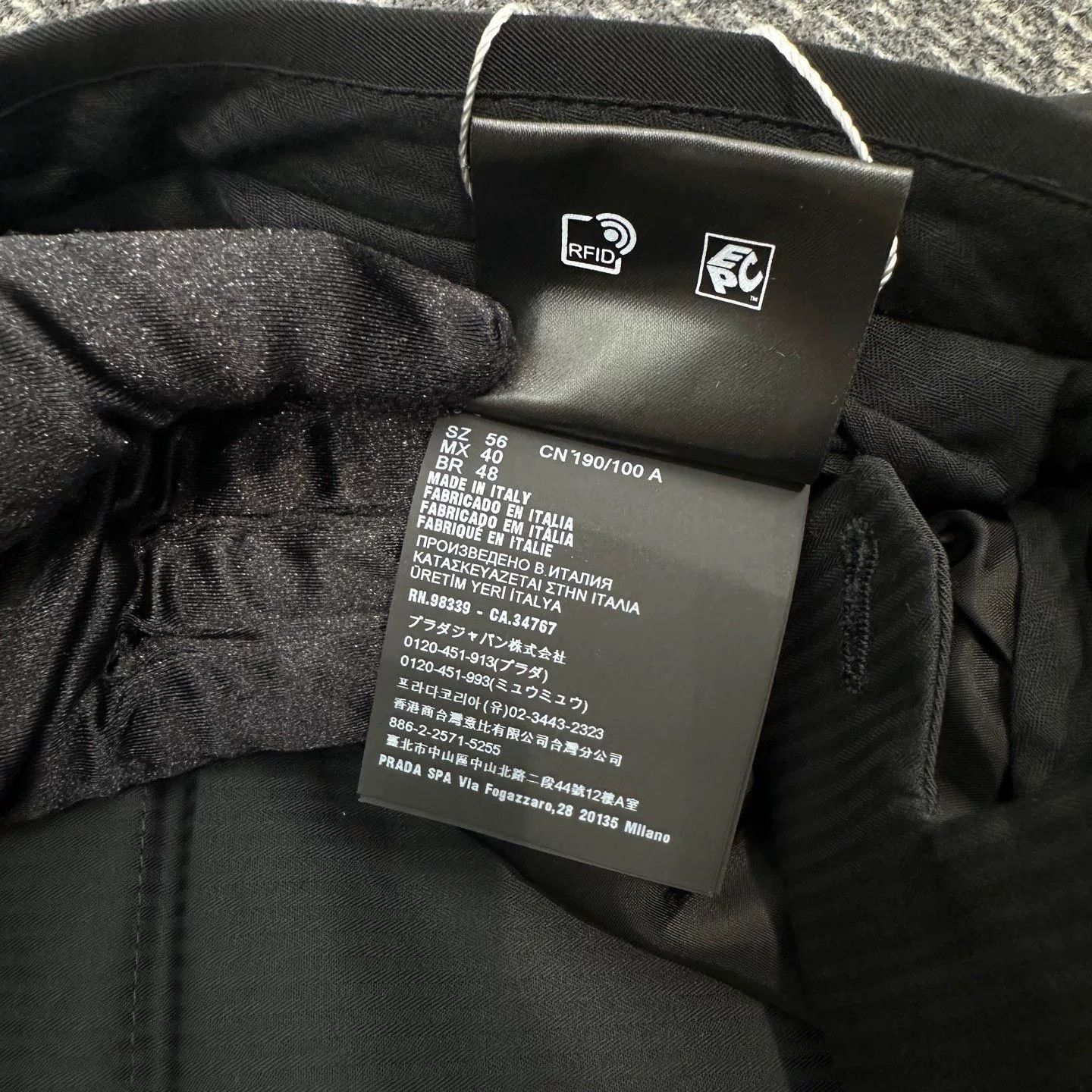 Prada Prada Black Casual Trousers Size 56 Size US 26 / EU 42 - 5 Thumbnail