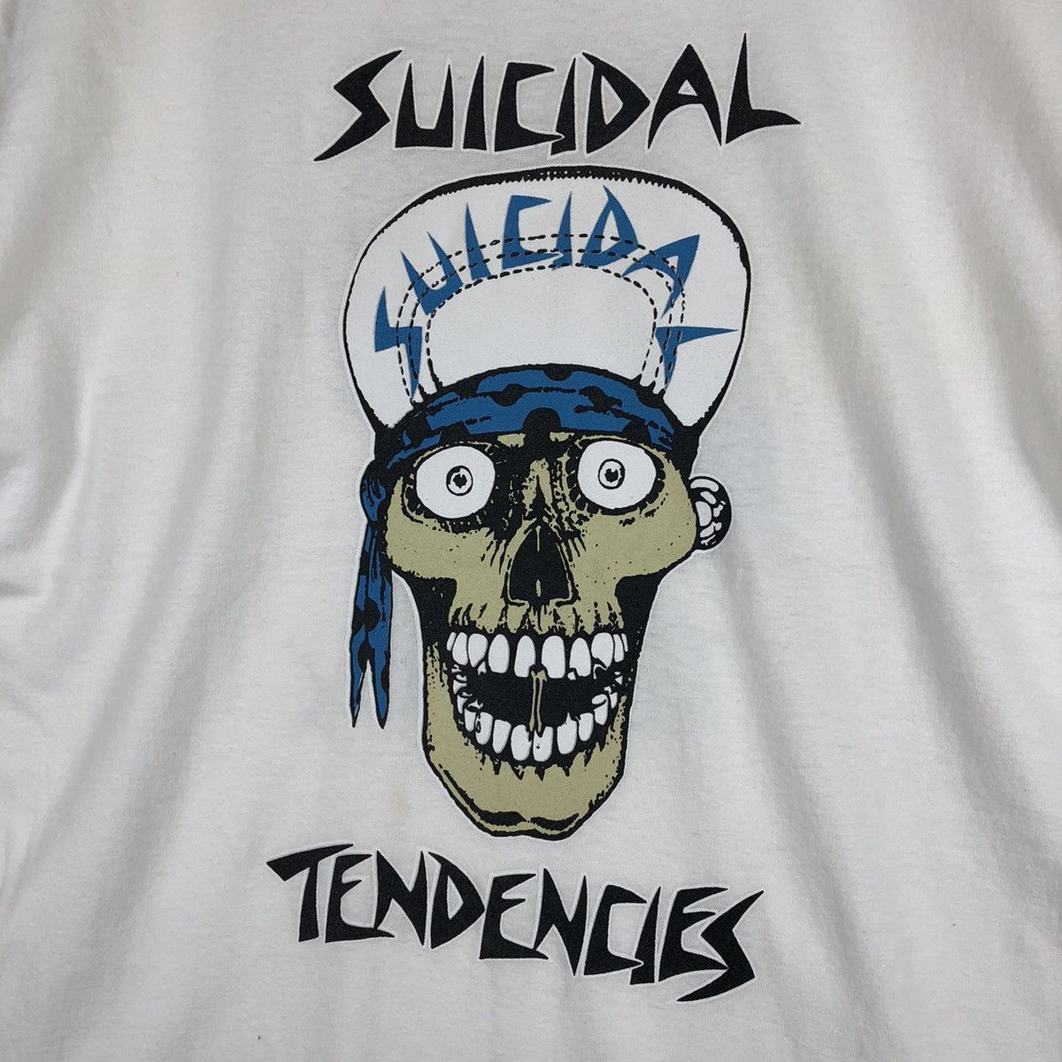 Hanes SUICIDAL TENDENCIES Very Rare Metal Band T-Shirt Size US M / EU 48-50 / 2 - 4 Thumbnail