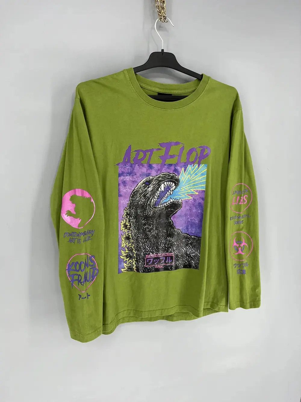 Band Tees HEYBIG Art Flop Koons Fraud J.Pollock Lies Buy Artflop tee Size US XL / EU 56 / 4 - 2 Thumbnail