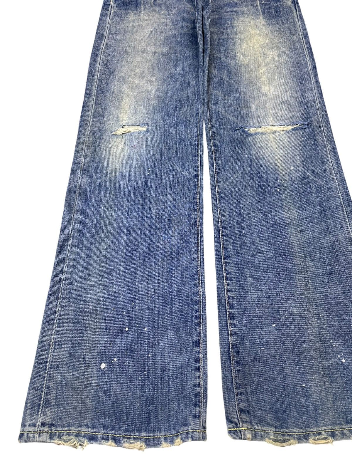 Abercrombie & Fitch Vintage Abercrombie Rusty Wash Painted Distress Baggy Jeans Size US 31 - 6 Thumbnail