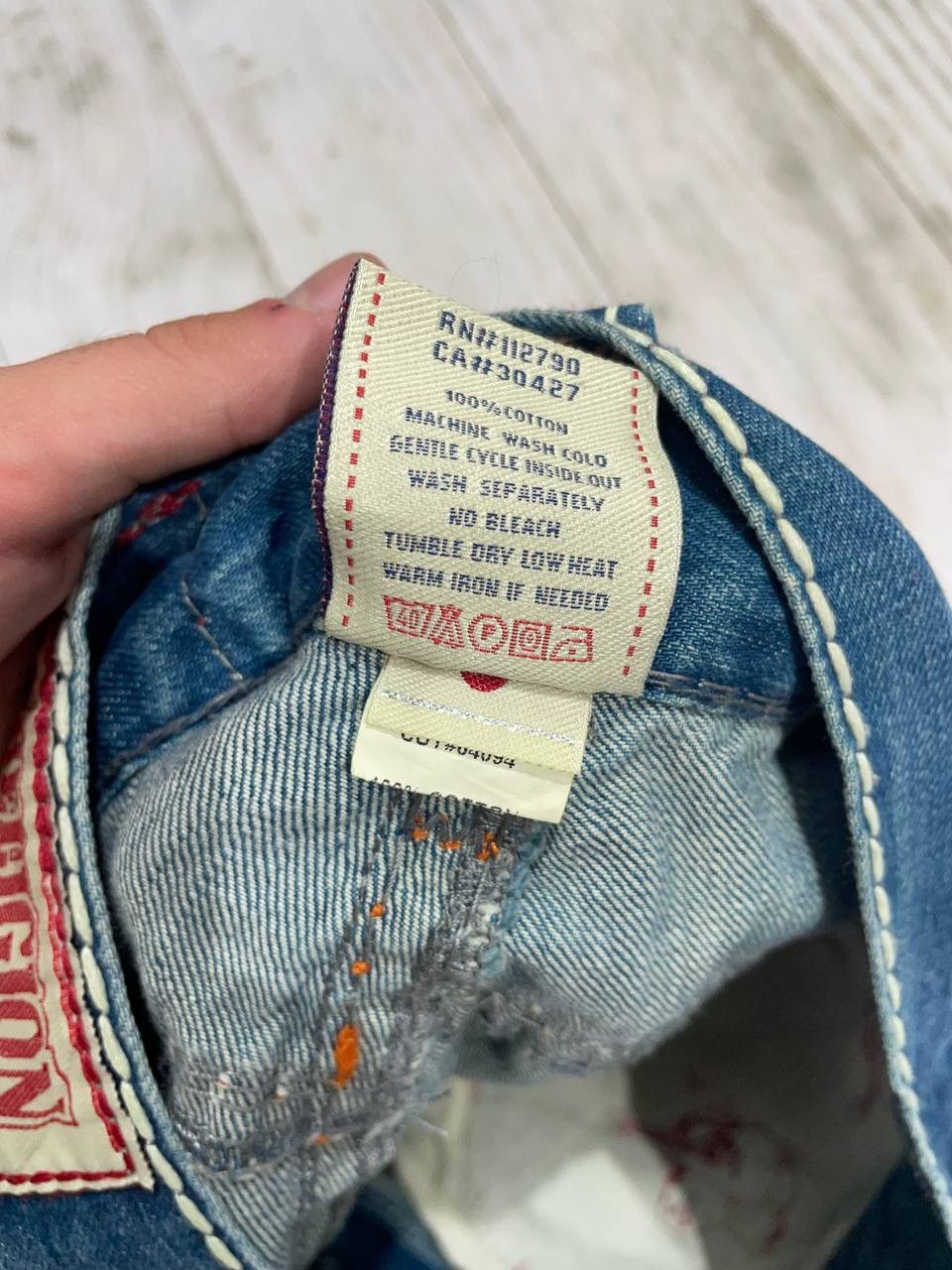 True Religion Vintage True Religion Bobby Super T Denim Jeans Y2K Size US 34 / EU 50 - 13 Thumbnail