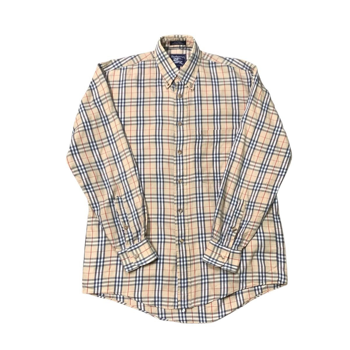 Burberry Vintage burberrys shirt upp buttong novacheck Size US S / EU 44-46 / 1 - 1 Thumbnail