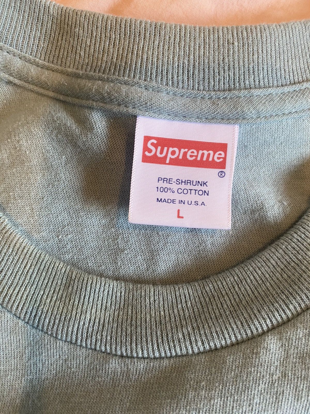 Supreme Supreme Mike Hill Runner Slate Blue T-shirt Size US L / EU 52-54 / 3 - 2 Thumbnail