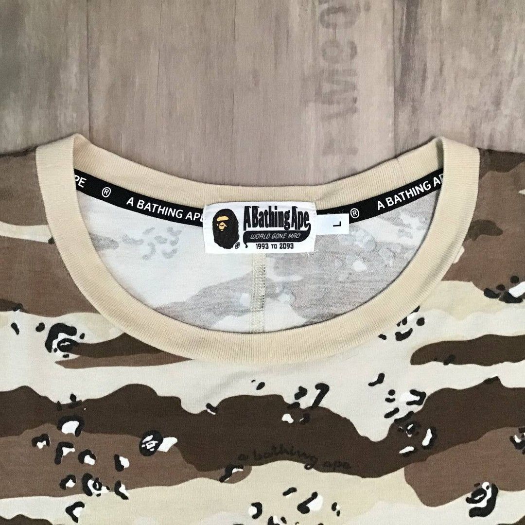 Bape BAPE DESERT CAMO Shark T-shirt a bathing ape Size US L / EU 52-54 / 3 - 5 Thumbnail