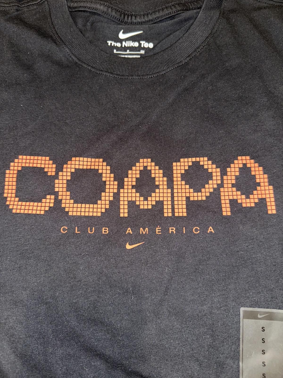 Nike Nike Men’s Club America 2021/22 Coapa Black T Shirt Size US S / EU 44-46 / 1 - 4 Thumbnail