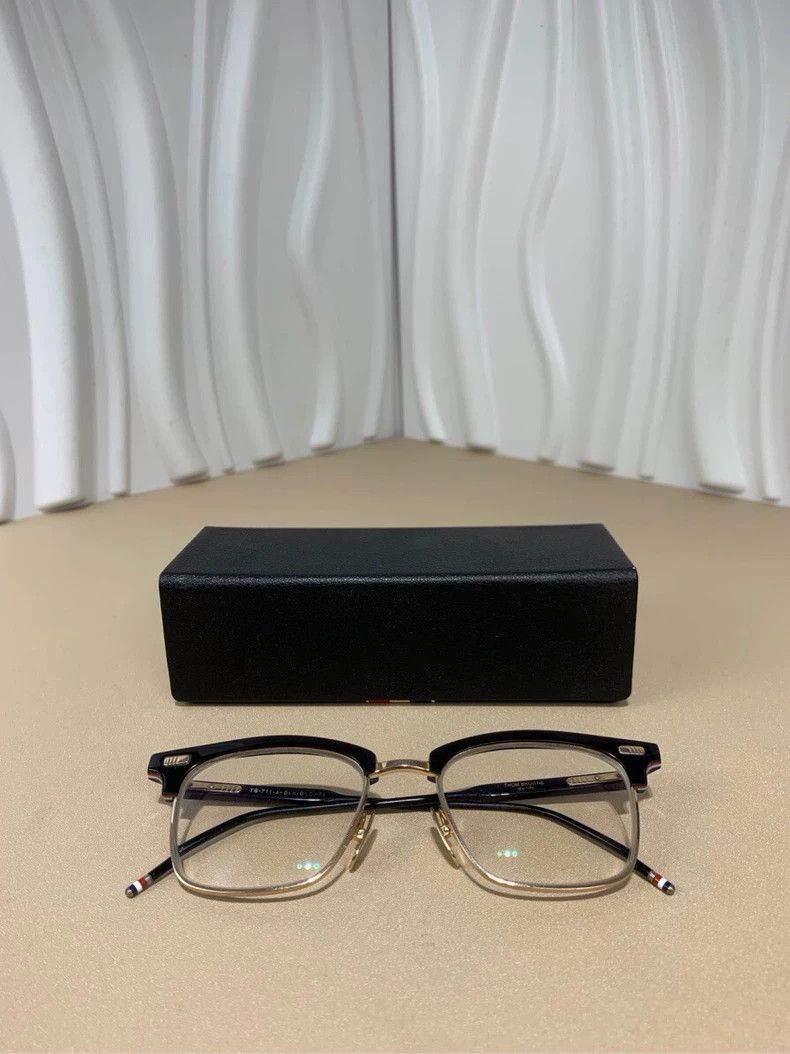 Thom Browne Thom Browne Half-Frame Glasses with Case - dmc Size ONE SIZE - 1 Thumbnail