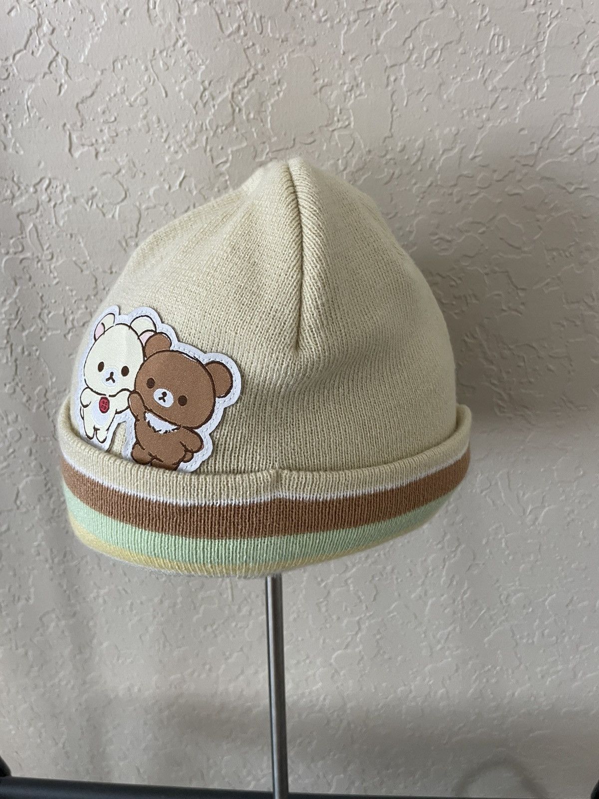 Japanese Brand RilaKKuma 2 Teddy bears Beanie Size ONE SIZE - 5 Thumbnail