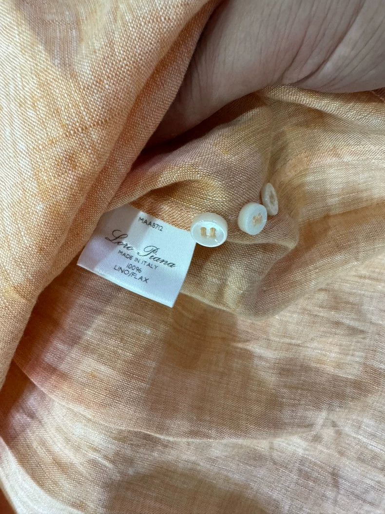 Loro Piana LORO PIANA Linen shirt Size US L / EU 52-54 / 3 - 7 Thumbnail