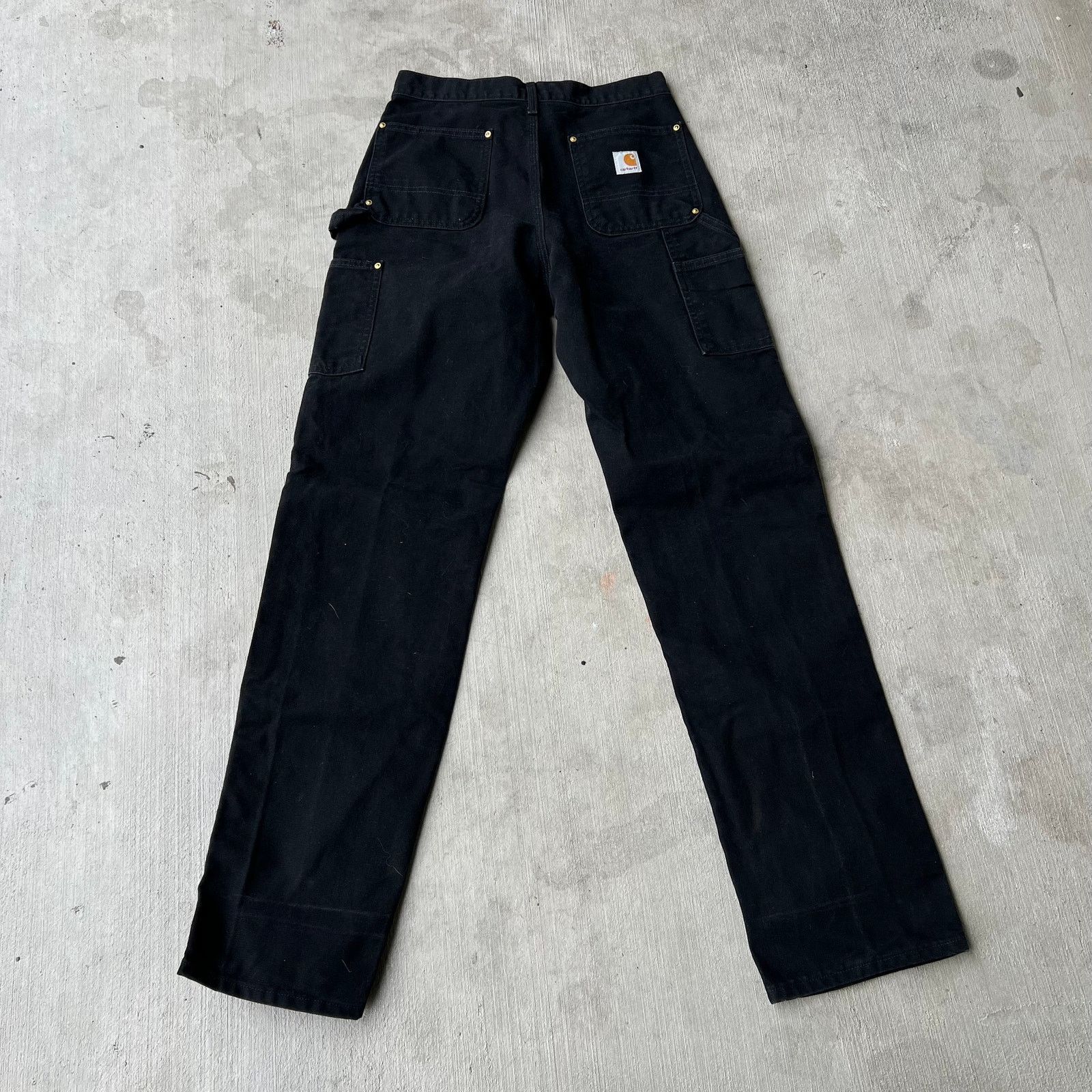 Carhartt × Vintage Carhartt black double knee work wear carpenter pants Size US 29 - 5 Thumbnail