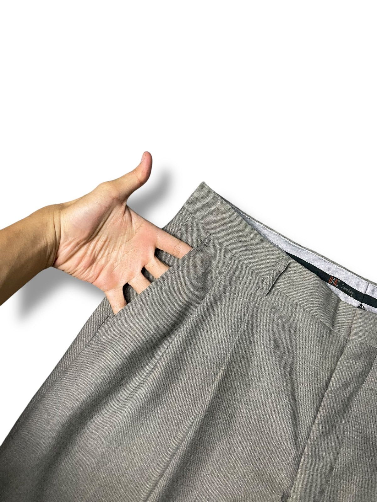 DAKS × Japanese Brand × Vintage Vintage DAKS LONDON Casual Pants (88) Size US 33 - 5 Thumbnail