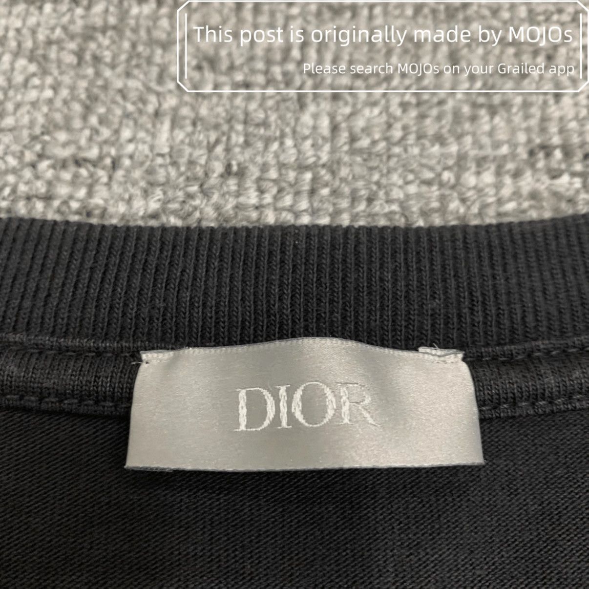 Dior × Travis Scott Dior x Travis Scott Stitch Tee Mojos152629 Size US L / EU 52-54 / 3 - 3 Thumbnail