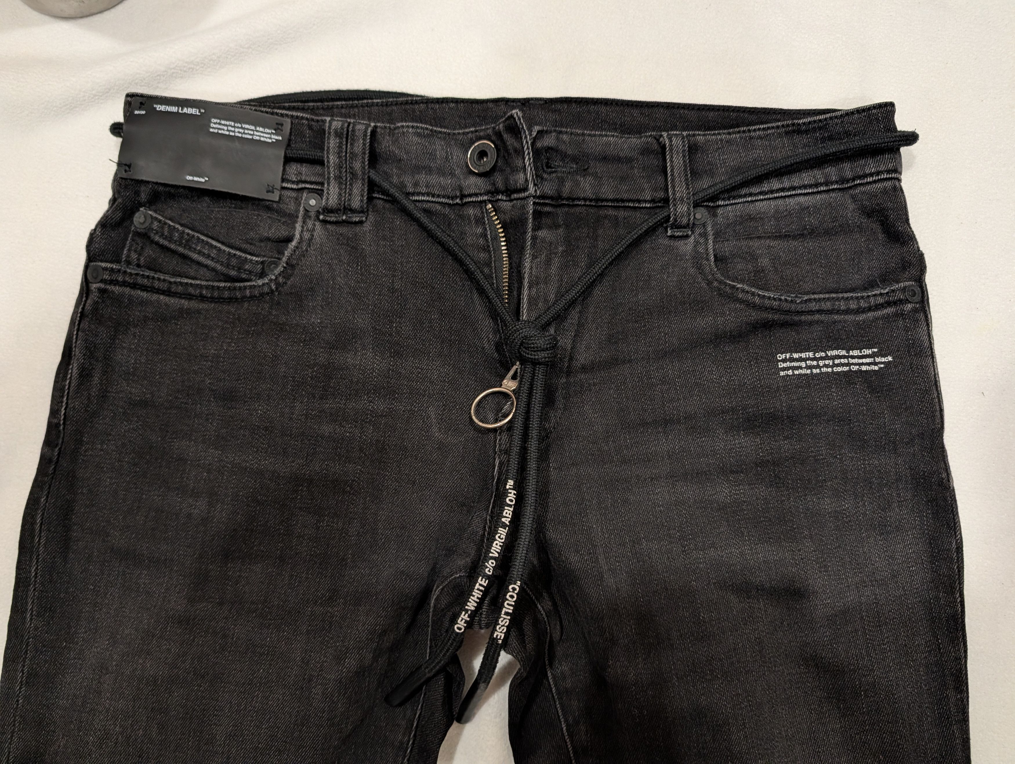 Off-White Off-White Skinny Black denim 2019 Size US 30 / EU 46 - 11 Thumbnail