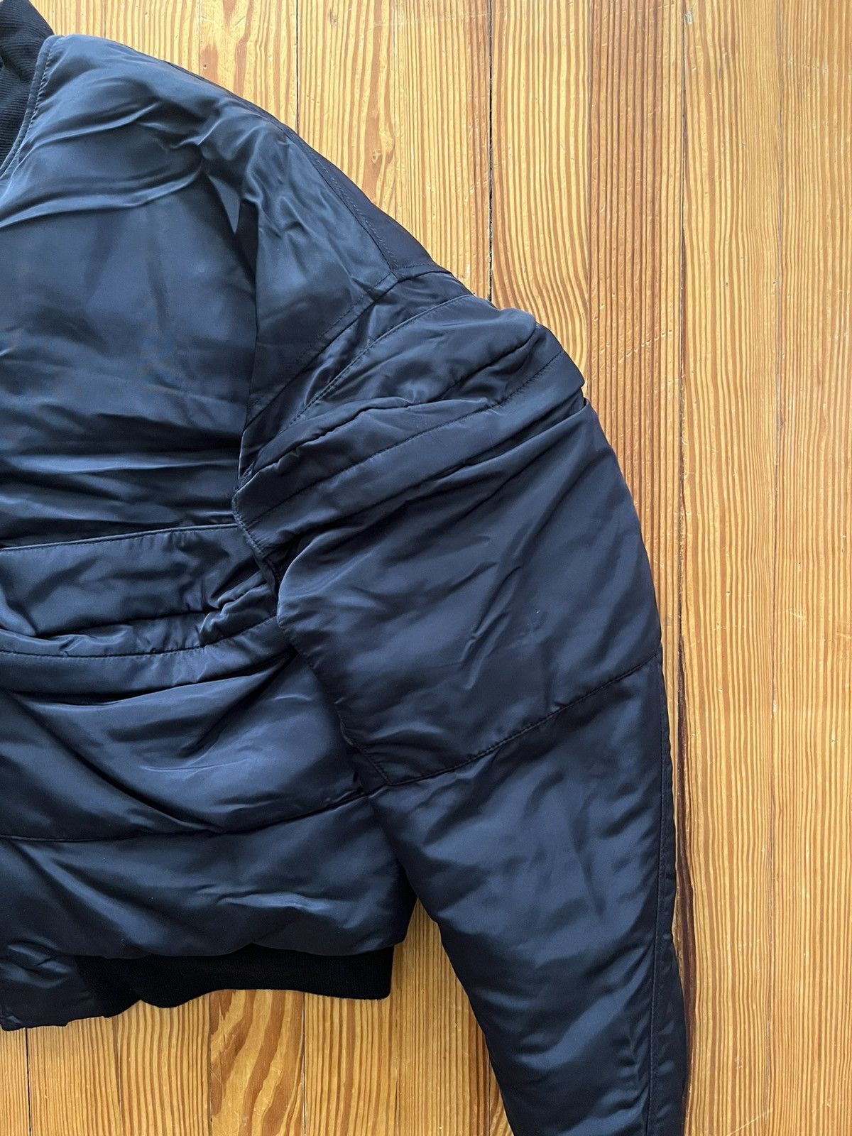 Julius FW19 Julius Cargo Bomber MA-1 Nylon Jacket Black Size US L / EU 52-54 / 3 - 3 Thumbnail