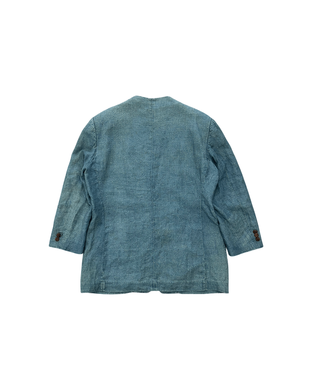 Giorgio Armani Armani Jeans 90s Linen Jacket Blue Size US L / EU 52-54 / 3 - 5 Thumbnail