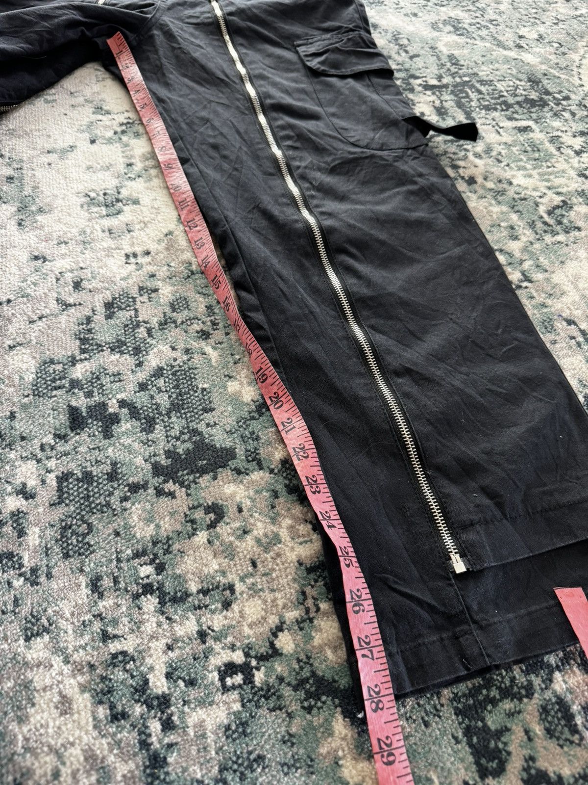Japanese Brand ARULE MULTIZIPPER BUTTON CARGO PANTS Size US 32 / EU 48 - 12 Thumbnail
