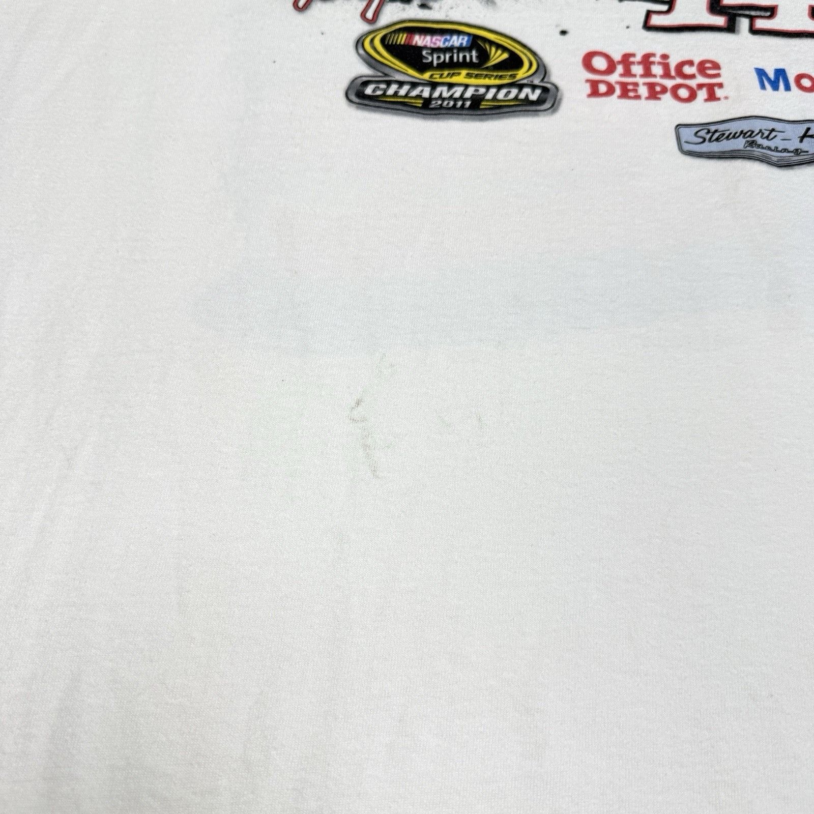 NASCAR Tony Stewart 2011 Spirit Championship Nascar T Shirt 2XL Size US XXL / EU 58 / 5 - 6 Thumbnail