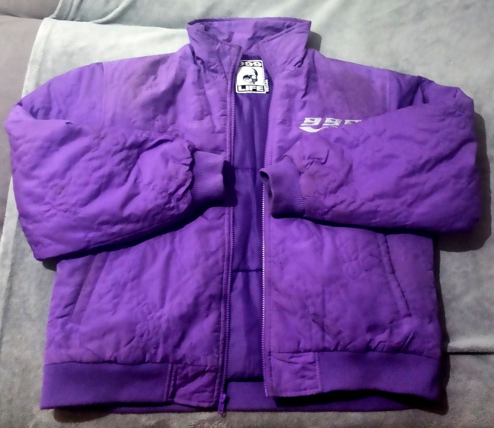 Juice 2024 wrld LAVENDER FLAMES WINDBREAKERnSize medium