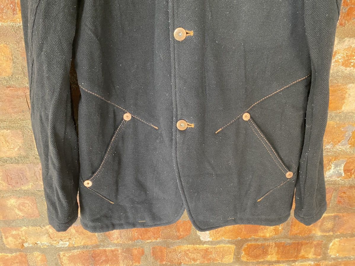 Marithe + Francois Girbaud Vtg MFG Gold Contra Stitch wool Jacket Size US M / EU 48-50 / 2 - 6 Thumbnail