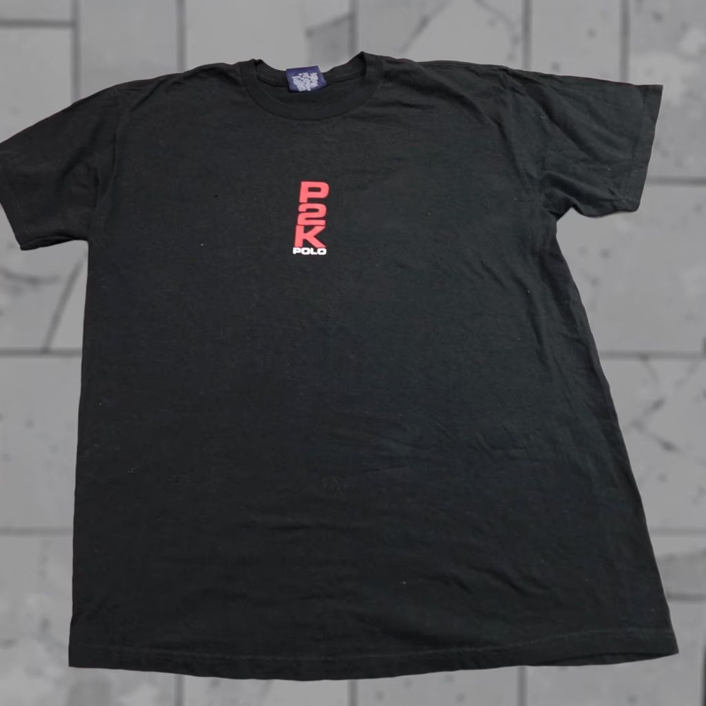 Vintage VINTAGE Polo Sport Shirt Men M Black Short Sleeve Crew Neck Cotton Jersey Polo Sport Shirt Size US M / EU 48-50 / 2 - 1 Thumbnail