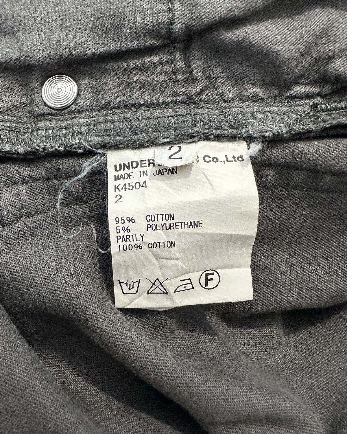 Undercover Undercoverism Switched Hem Denim Pants
