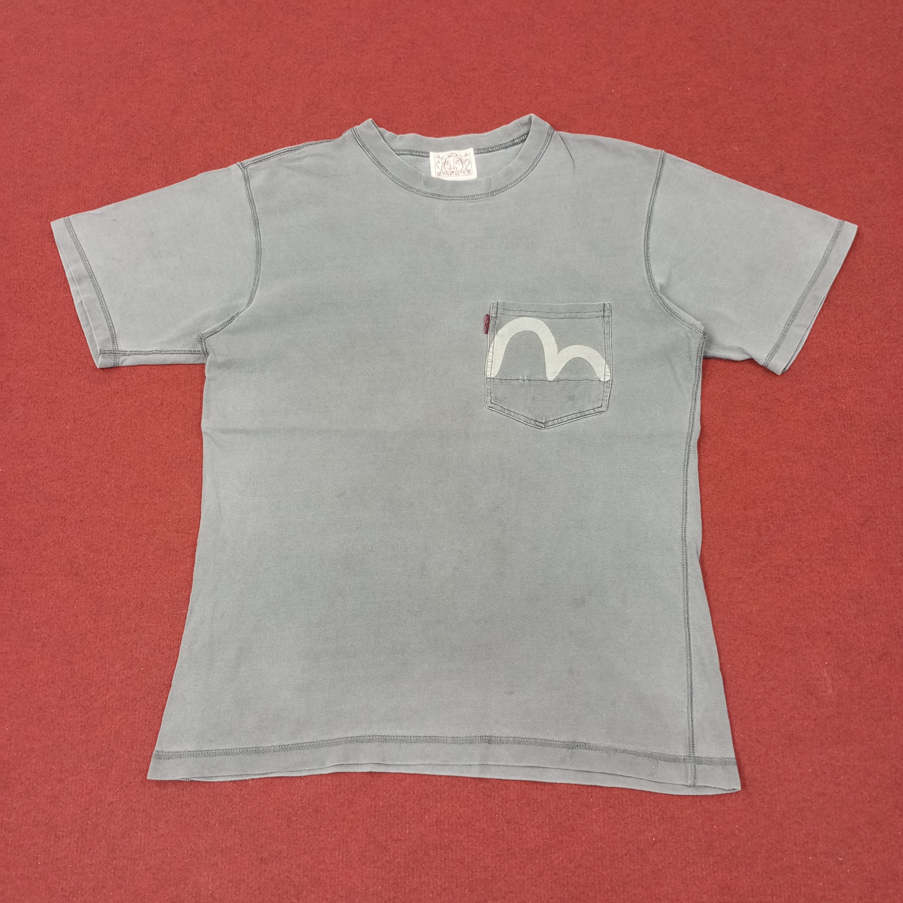 Evisu Japanese Brand Pocket Logo Design Tshirt c223n78