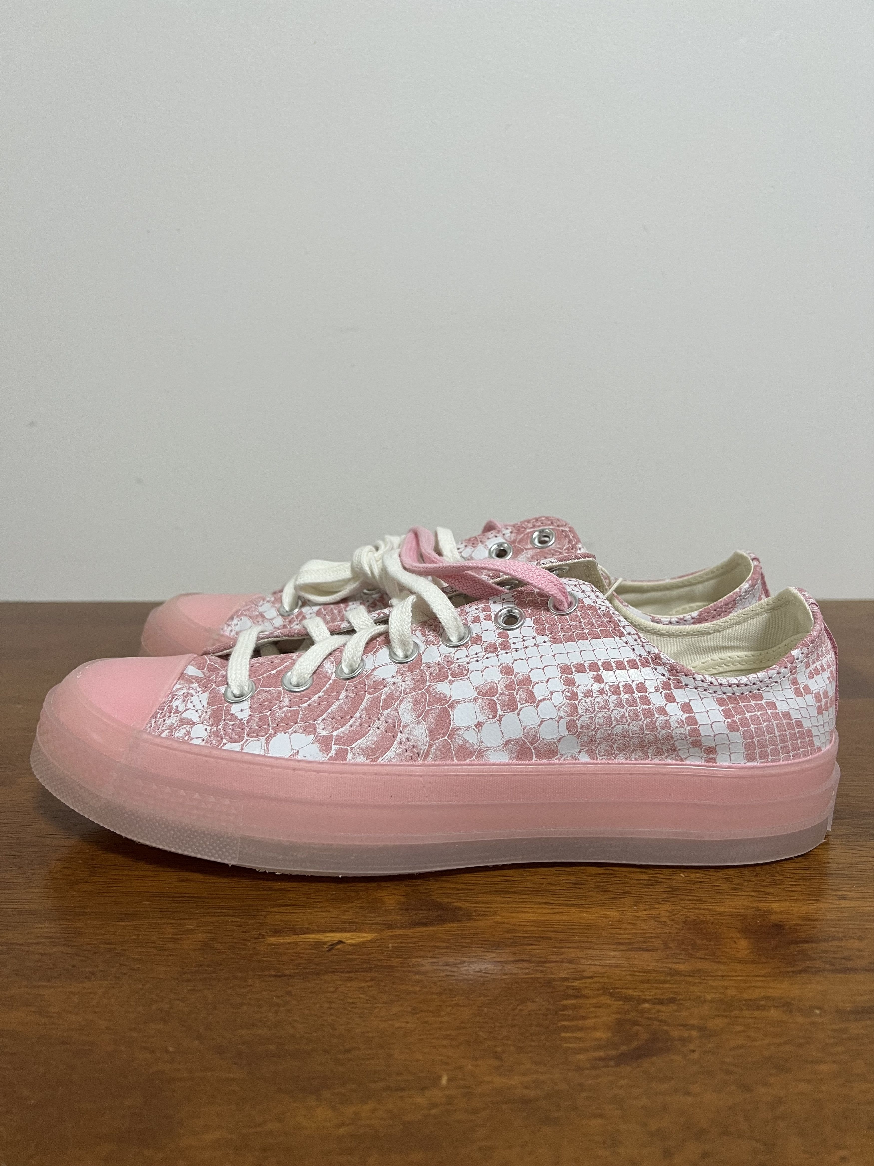 Converse 💚 2022 Golf Wang x Converse "Pink Python" Chuck 70 OX NEW Size US 9 / EU 42 - 9 Thumbnail