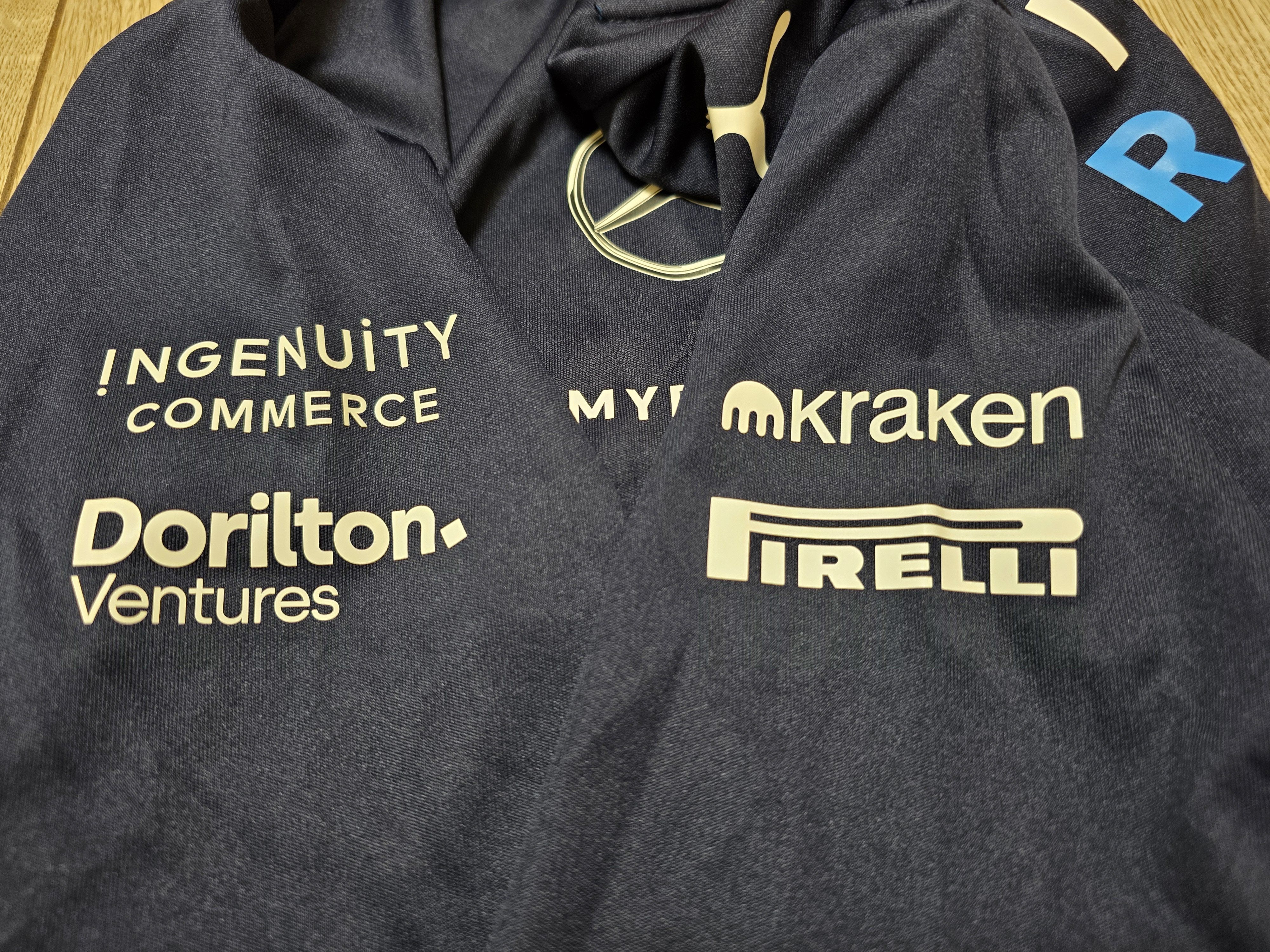 Formula 1 WILLIAMS RACING SHIRT AMG JERSEY F1 TEAM OFFCIAL JERSEY Size US XXL / EU 58 / 5 - 7 Thumbnail