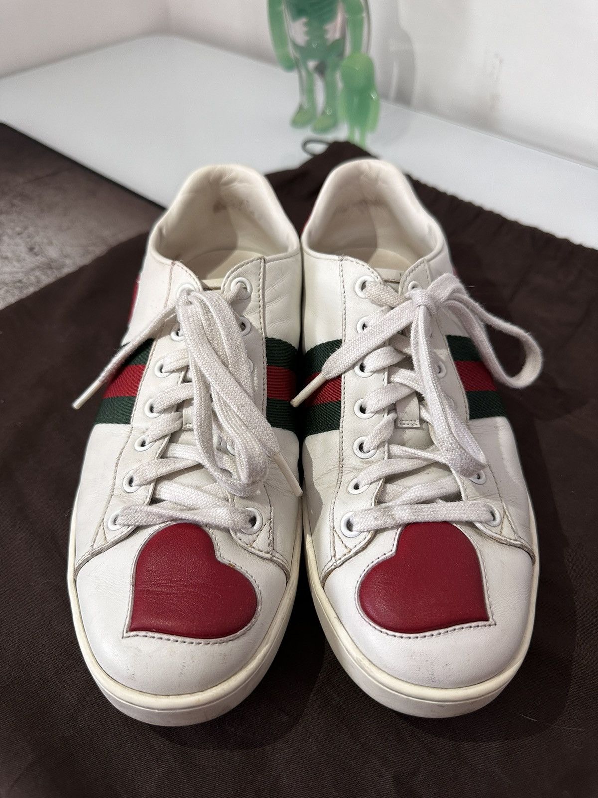 Gucci Heart Sneakers Size US 9 / IT 39 - 2 Thumbnail