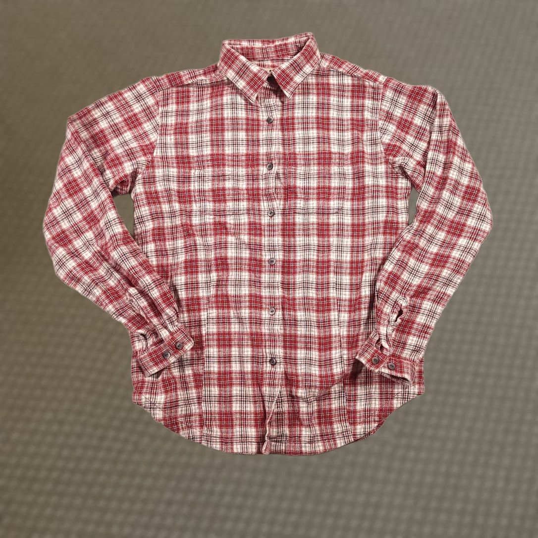 Vintage VINTAGE Woolrich Shirt Womens S Red Plaid Flannel Western Button Up Cotton Size S / US 4 / IT 40 - 1 Thumbnail