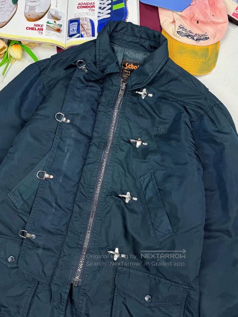 Schott Schott 90s lobster buckle fire coat Size US M / EU 48-50 / 2 - 5 Thumbnail