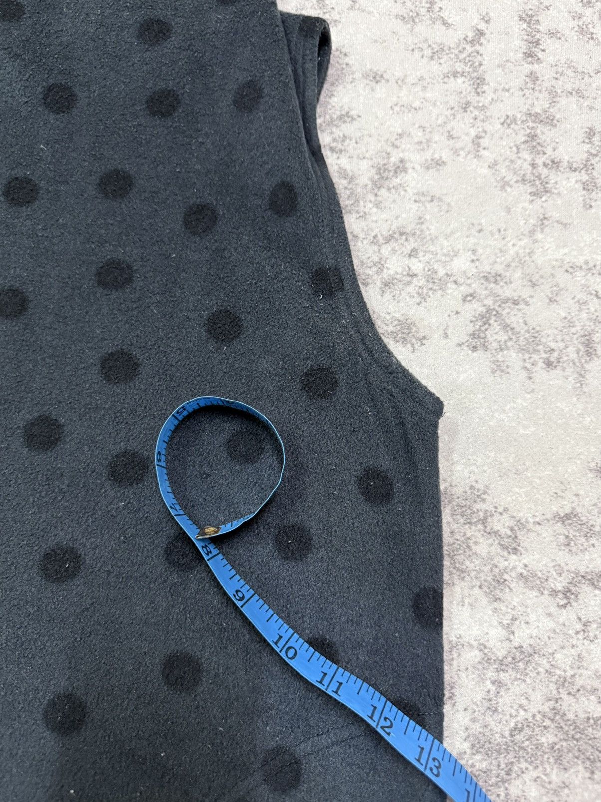 Yohji Yamamoto Y’s for living polkadot turtle neck fleece tunic dress Size M / US 6-8 / IT 42-44 - 7 Thumbnail