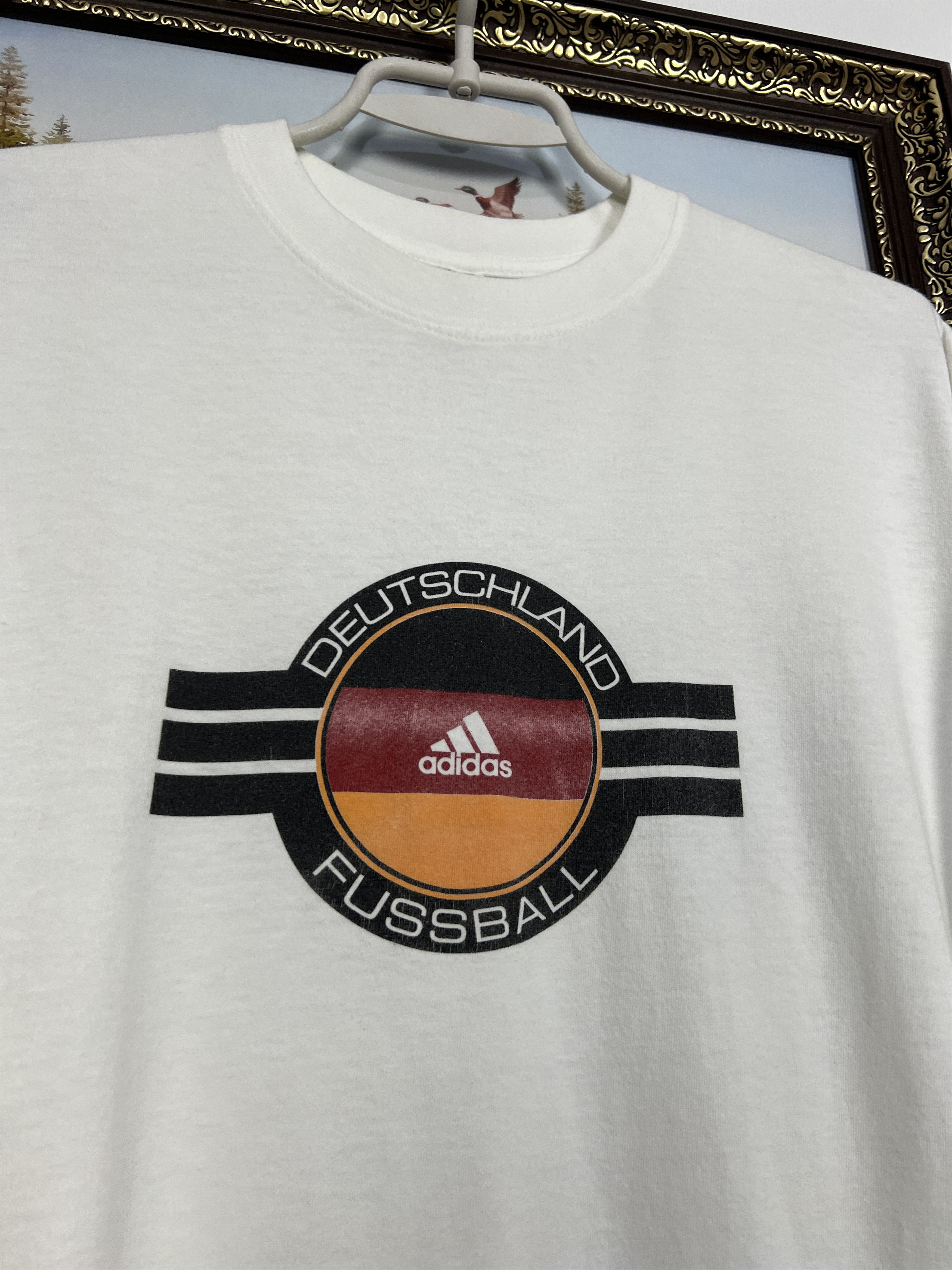 Adidas Vintage Germany Football Train Shirt Soccer Jersey Trikot Size US M / EU 48-50 / 2 - 5 Thumbnail