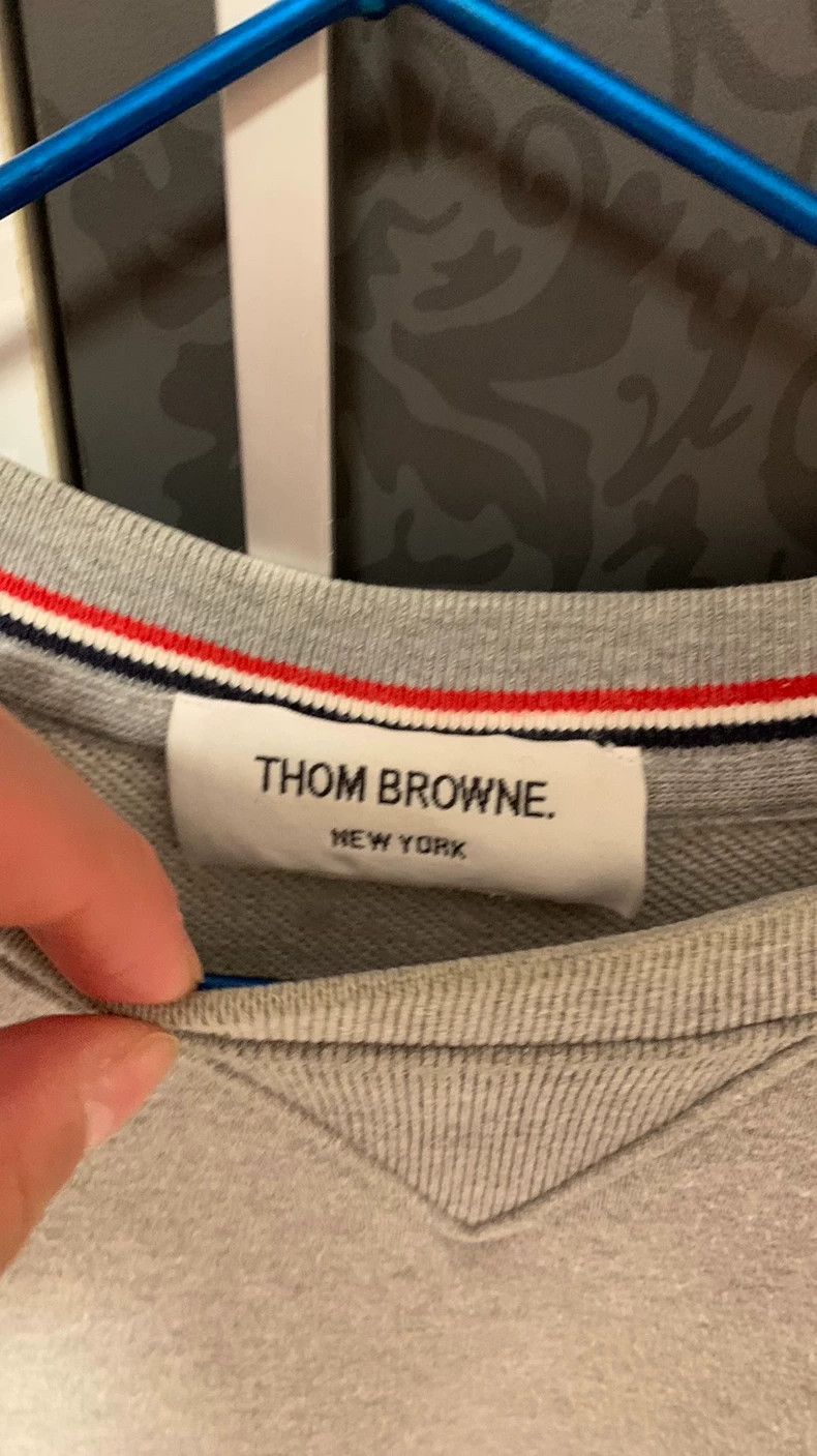 Thom Browne Thom browne Gray sweatshirt 2503-Nextarrow Size US M / EU 48-50 / 2 - 3 Thumbnail