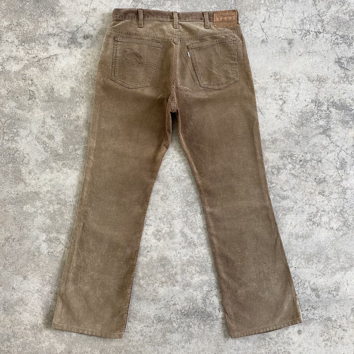 image of 70’S Levis 517 Faded Brown Corduroy Flared Jeans in Tan, Men's (Size 34)
