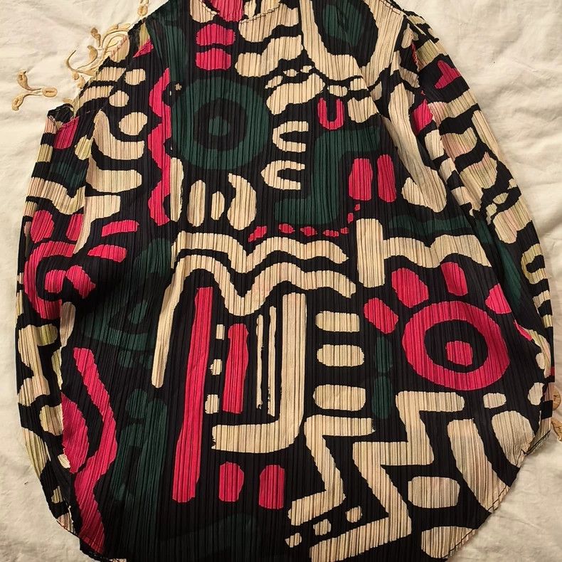 issey miyake size:3 Oracle bone script totem jacket